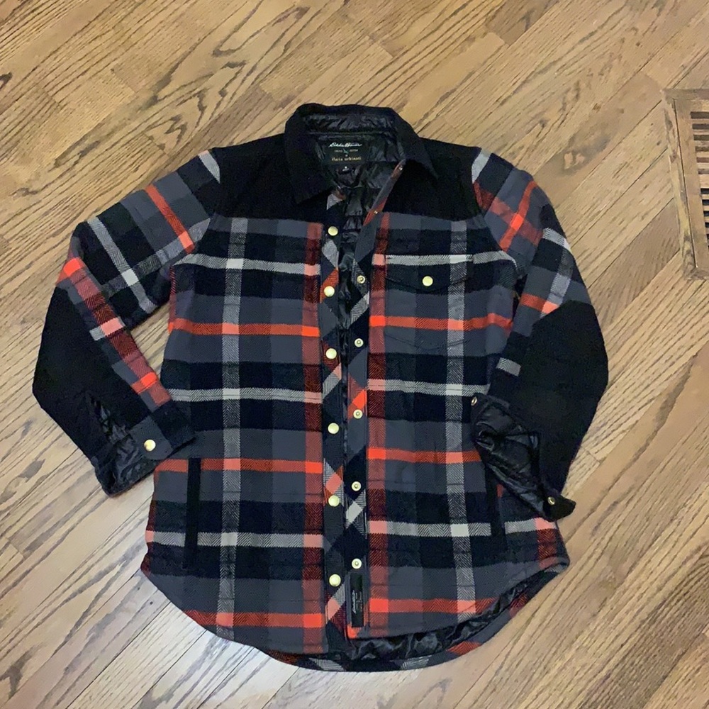 Eddie Bauer Flannel Coat Size Medium - Picture 7 of 7